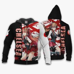 Anime Akame ga Kill Hoodie Shirt Chelsea Anime Zip Jacket Perfect And Unique Gifts For Otaku Anime Fans On Christmas