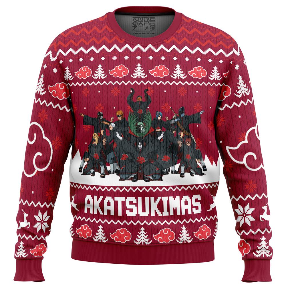 Akatsukimas Akatsuki Christmas Sweater Perfect And Unique Gifts For Adults Kids On Christmas