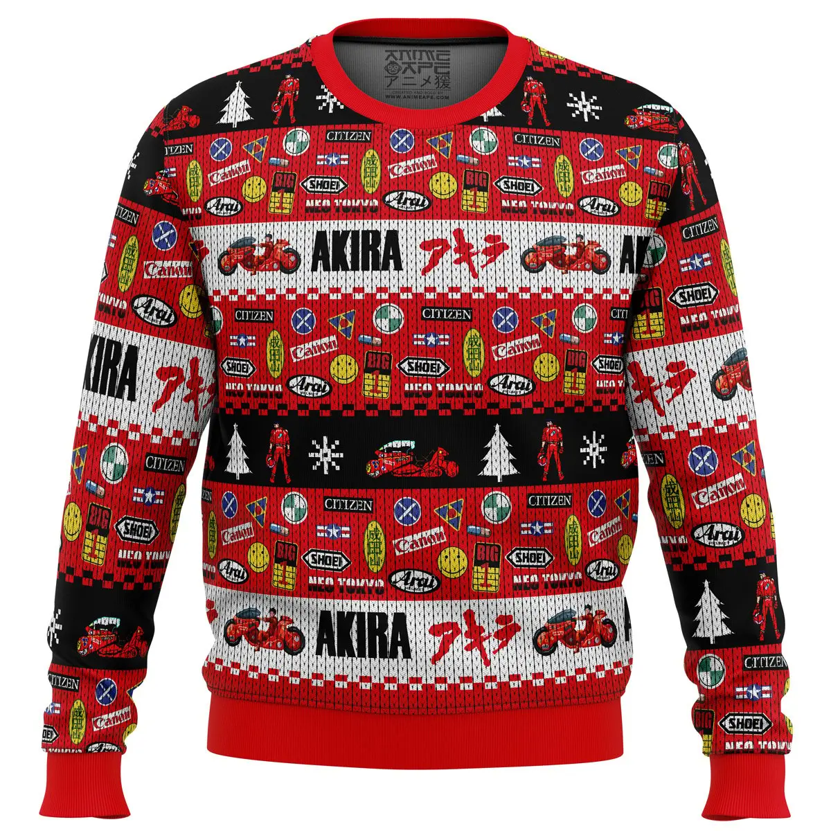 Akira Bike Decals Ugly Christmas Sweater Perfect And Unique Gifts For Adults Kids On Christmas