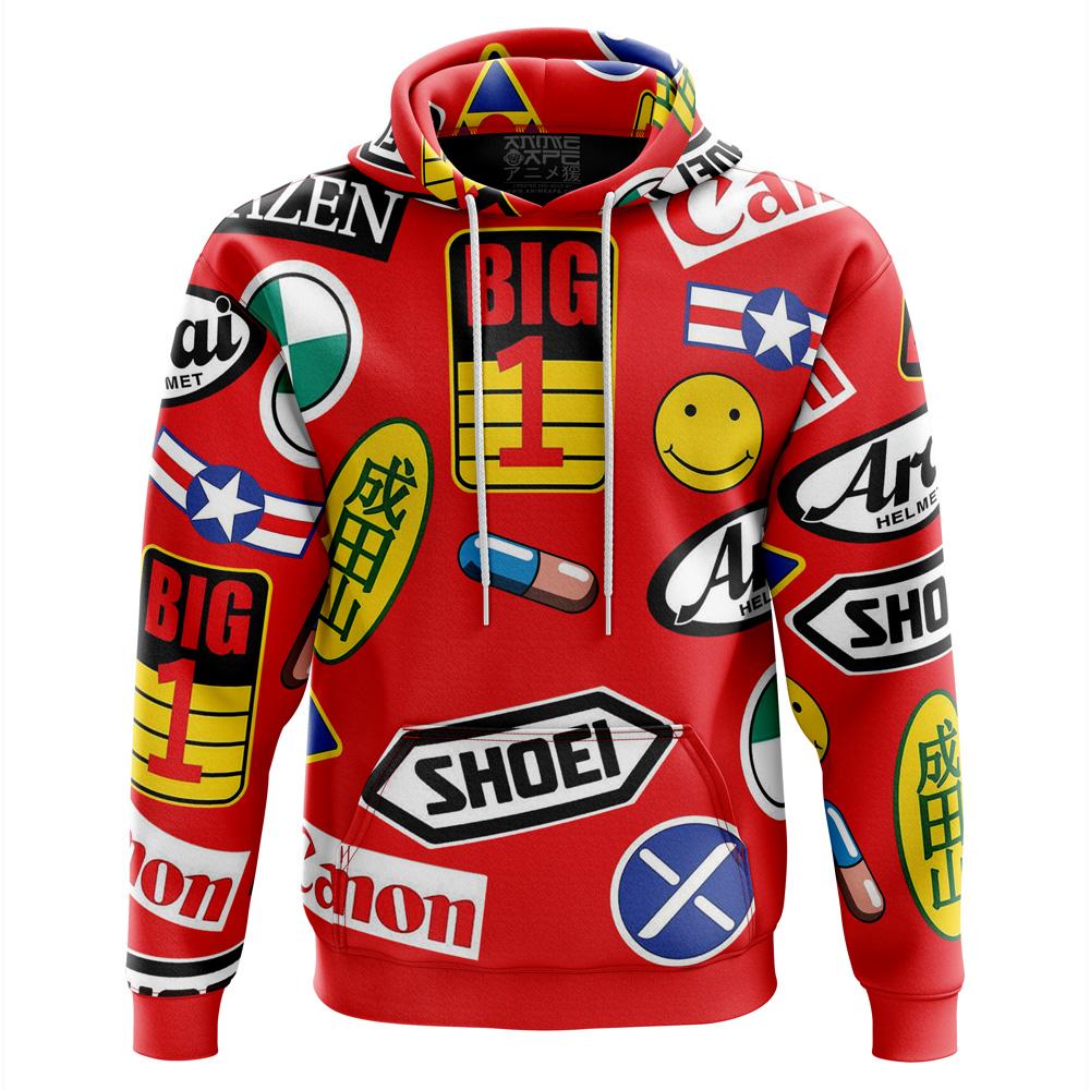 Anime Akira Full Decals Hoodie Sweater Perfect And Unique Gifts For Otaku Anime Fans On Christmas