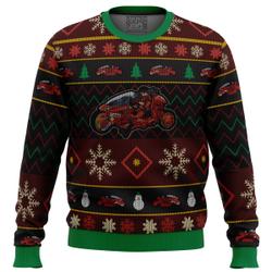Akira Shotaro Kaneda Bike Ugly Christmas Sweater Perfect And Unique Gifts For Adults Kids On Christmas