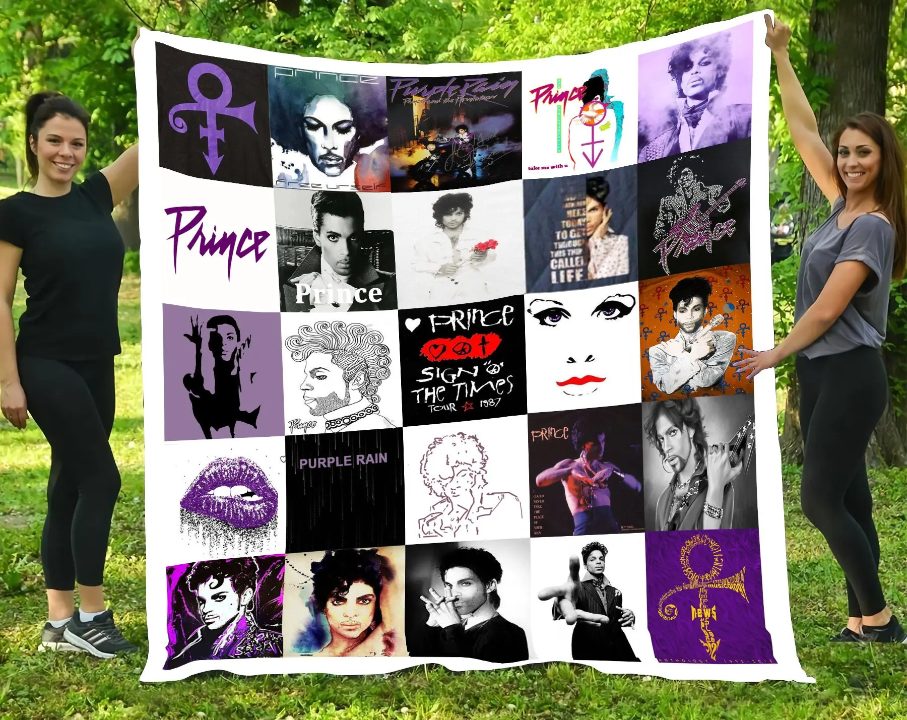 Music Album Prince Rock Music Fleece Sherpa Blanket Perfect And Unique Gifts For Family On Christmas