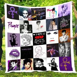 Music Album Prince Rock Music Fleece Sherpa Blanket Perfect And Unique Gifts For Family On Christmas