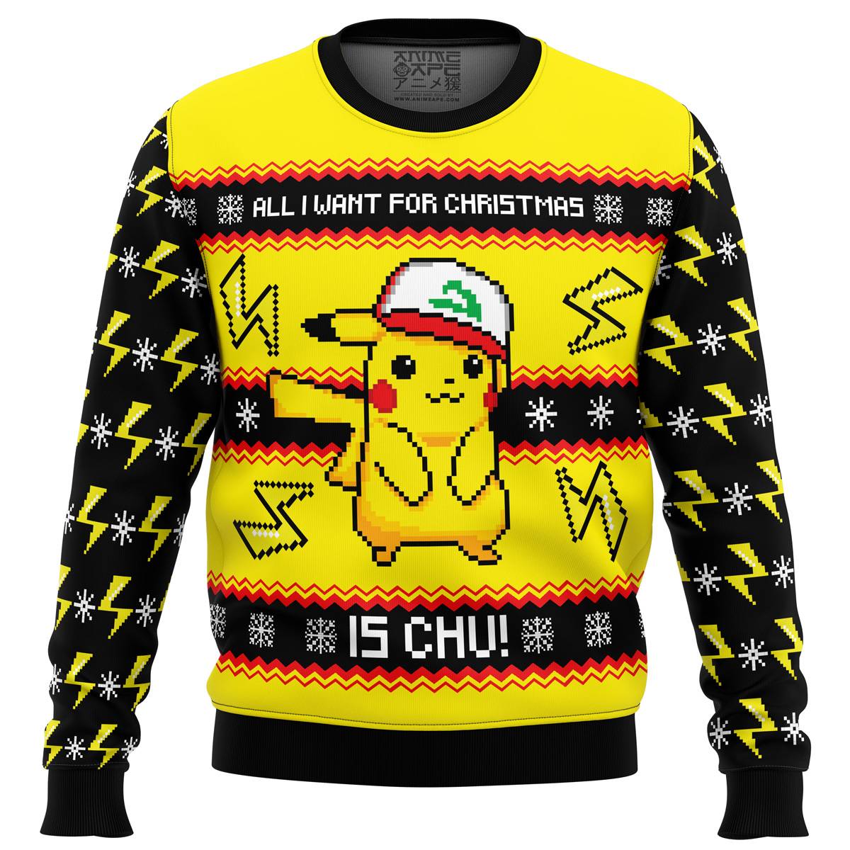 All I Want For Christmas Is CHU! Ugly Christmas Sweater Perfect And Unique Gifts For Adults Kids On Christmas