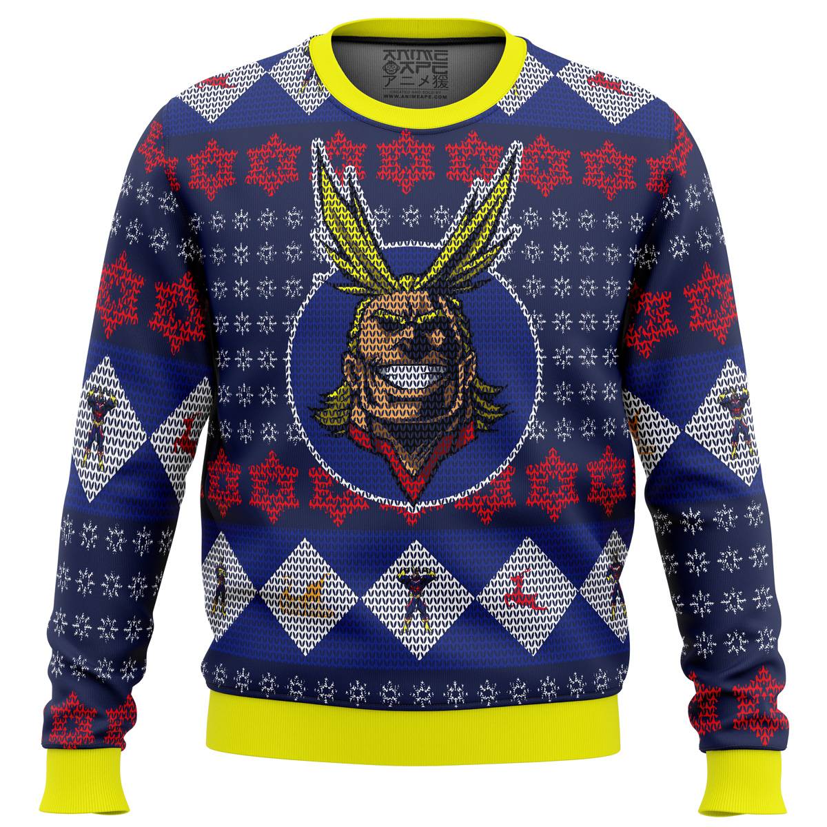 All Might My Hero Academia Ugly Christmas Sweater Perfect And Unique Gifts For Adults Kids On Christmas
