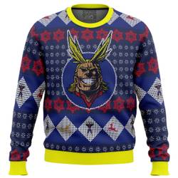 All Might My Hero Academia Ugly Christmas Sweater Perfect And Unique Gifts For Adults Kids On Christmas