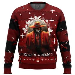 Alucard Hellsing Ugly Christmas Sweater Perfect And Unique Gifts For Adults Kids On Christmas
