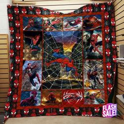 Movie Amazing Spiderman No Way Home Superhero Fans Fleece Sherpa Blanket Perfect Gifts For Family On Christmas