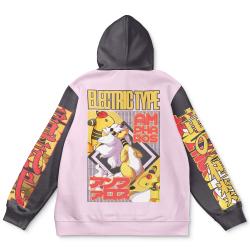 Anime Ampharos Pokemon Streetwear Hoodie Perfect And Unique Gifts For Otaku Anime Fans On Christmas