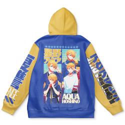 Anime Aqua Hoshino Oshi no Ko Streetwear Hoodie Perfect And Unique Gifts For Otaku Anime Fans On Christmas