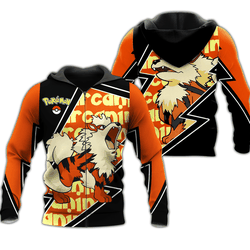 Anime Arcanine Zip Hoodie Costume Shirt Fan Gift Idea Perfect And Unique Gifts For Otaku Anime Fans On Christmas