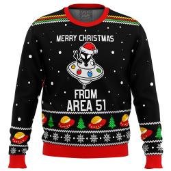 Area 51 Aliens Ugly Christmas Sweater Perfect And Unique Gifts For Adults Kids On Christmas