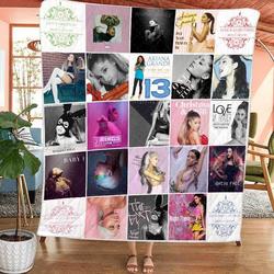 Music Ariana Tapestry Grande Quilt Fleece Sherpa Blanket Perfect And Unique Gifts For Family On Christmas