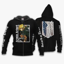 Anime Armin Arlert Hoodie Attack On Titan Anime Shirts Jacket Perfect And Unique Gifts For Otaku Anime Fans On Christmas