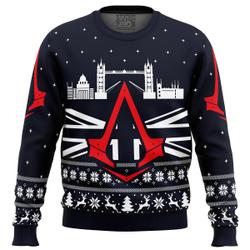 Assassins Creed London Bridge Ugly Christmas Sweater Perfect And Unique Gifts For Adults Kids On Christmas