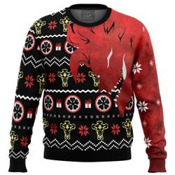 Asta Demon Black Clover Ugly Christmas Sweater Perfect And Unique Gifts For Adults Kids On Christmas