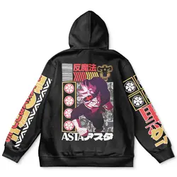 Anime Asta V2 Black Clover Streetwear Hoodie Perfect And Unique Gifts For Otaku Anime Fans On Christmas