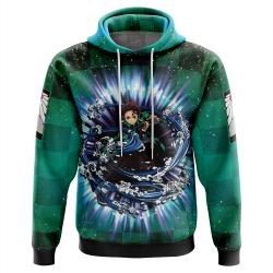 Anime Astral Aura Tanjiro Demon Slayer Hoodie Perfect And Unique Gifts For Otaku Anime Fans On Christmas