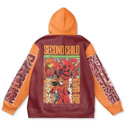 Anime Asuka Langley Sohryu x Eva 02 Neon Genesis Evangelion Streetwear Hoodie Perfect And Unique Gifts For Otaku On Christmas