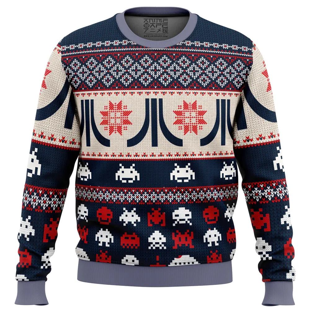 Atari Classic Ugly Christmas Sweater Perfect And Unique Gifts For Adults Kids On Christmas