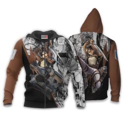 Anime Eren Jaeger Hoodie Custom Attack On Titan Anime Manga Style Perfect And Unique Gifts For Otaku Anime Fans On Christmas