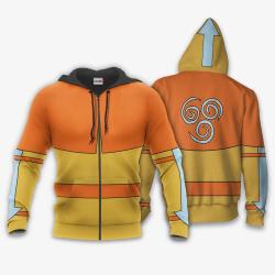 Anime Aang Uniform Costume Hoodie Anime Costume Perfect And Unique Gifts For Otaku Anime Fans On Christmas