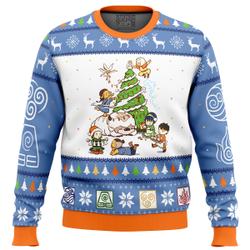 Avatar the Last Airbender Christmas Time Ugly Christmas Sweater Perfect And Unique Gifts For Adults Kids On Christmas