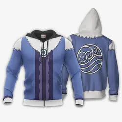 Anime Katara Hoodie Uniform Costume Anime Shirt Perfect And Unique Gifts For Otaku Anime Fans On Christmas