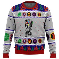 Avengers Gauntlet Ugly Christmas Sweater Perfect And Unique Gifts For Adults Kids On Christmas