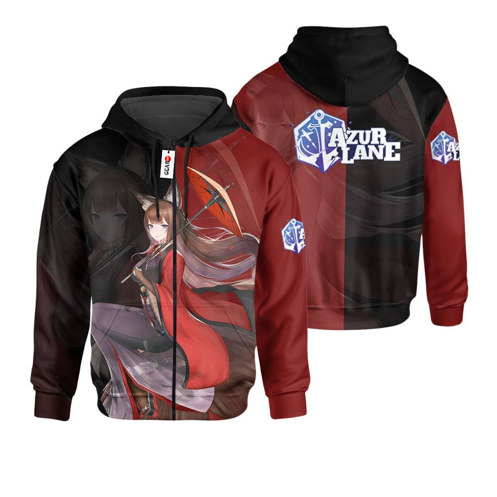 Anime Azur Lane Amagi Custom Gaming Hoodie VA2209 Perfect And Unique Gifts For Otaku Anime Fans On Christmas