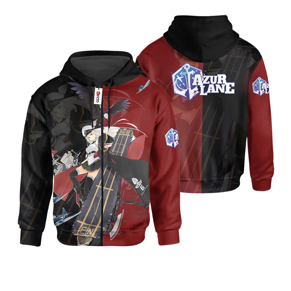 Anime Azur Lane Enterprise Custom Gaming Hoodie VA2209 Perfect And Unique Gifts For Otaku Anime Fans On Christmas