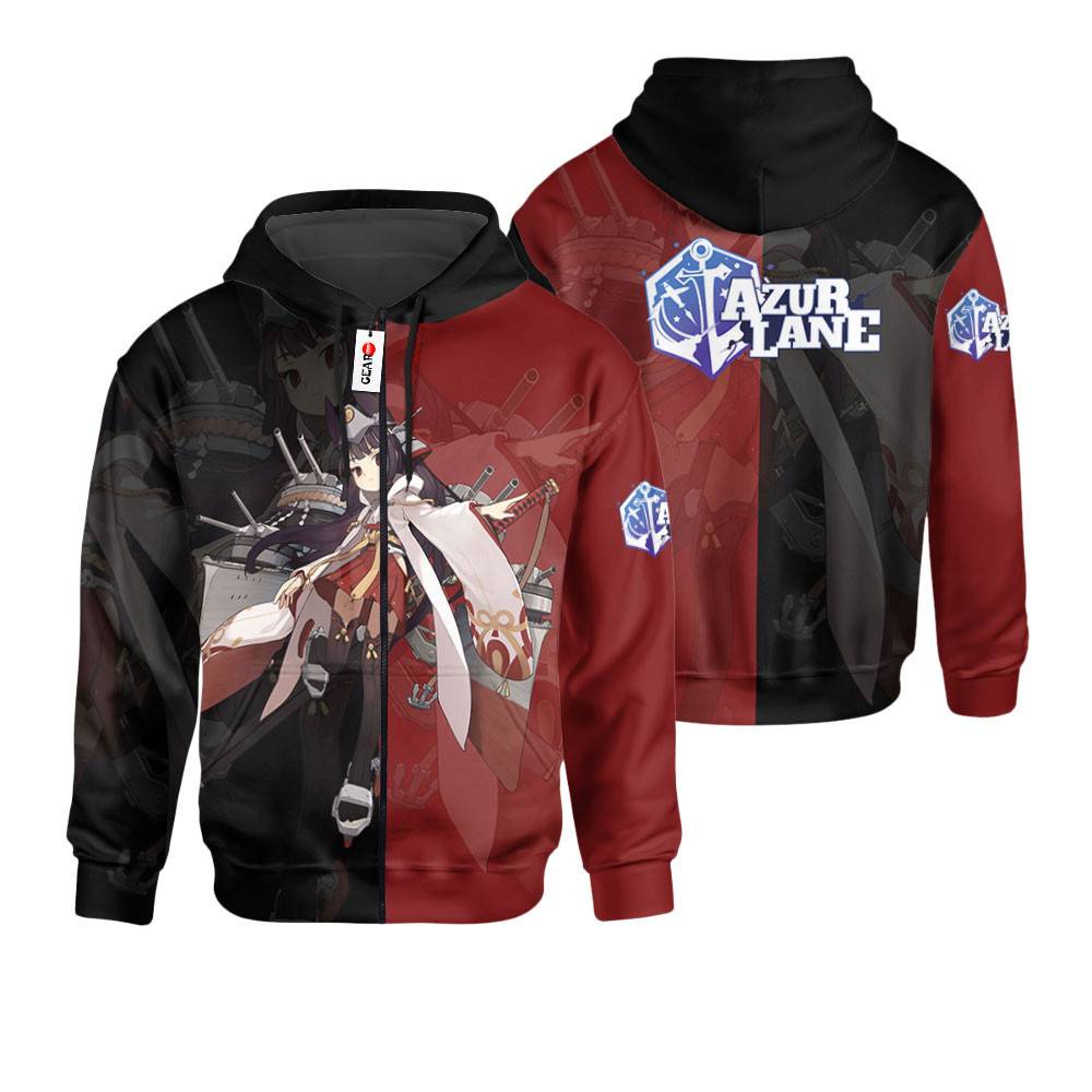 Anime Azur Lane Nagato Custom Gaming Hoodie VA2209 Perfect And Unique Gifts For Otaku Anime Fans On Christmas