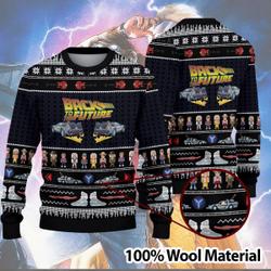Back To The Future Christmas Ugly Sweater Perfect And Unique Gifts For Adults Kids On Christmas