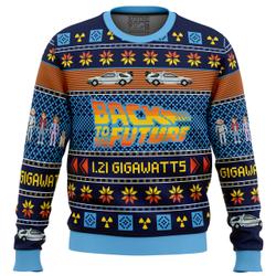 Back To The Future Ugly Christmas Sweater Perfect And Unique Gifts For Adults Kids On Christmas