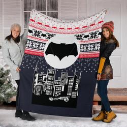 Movie Batman Ugly Christmas Custom Fleece Sherpa Blanket Home Decor Perfect Gifts For Family On Christmas