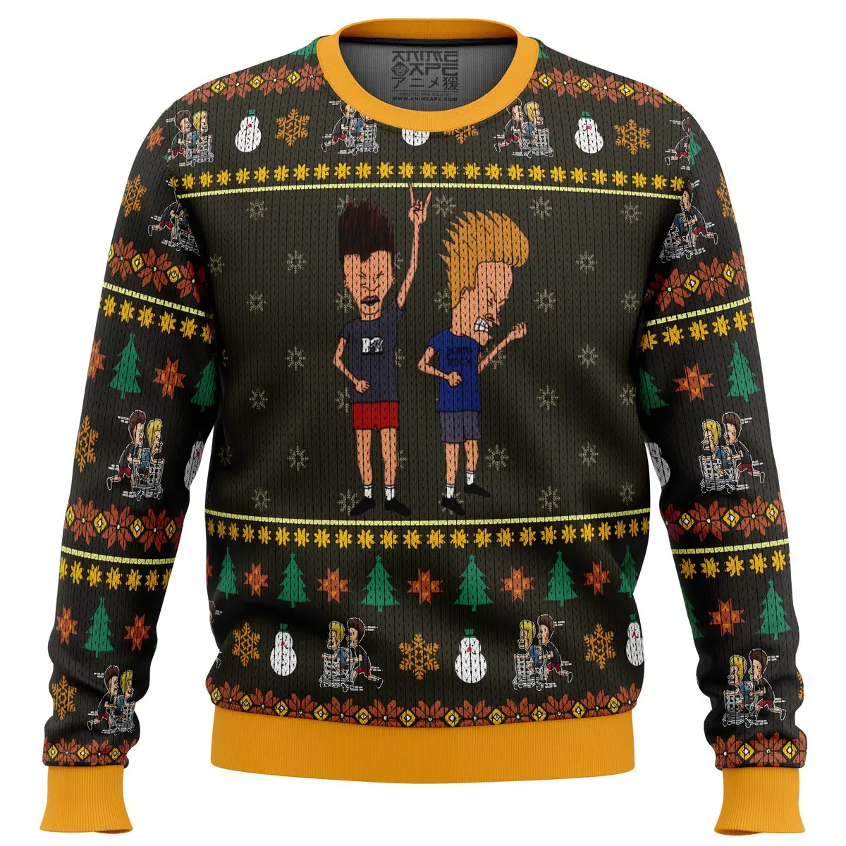 Beavis and Butthead Rock On Ugly Christmas Sweater Perfect And Unique Gifts For Adults Kids On Christmas