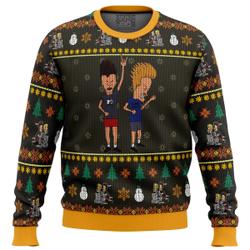 Beavis and Butthead Rock On Ugly Christmas Sweater Perfect And Unique Gifts For Adults Kids On Christmas