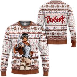 Berserk Casca Ugly Christmas Sweater Custom For Anime Fans Perfect And Unique Gifts For Adults Kids On Christmas