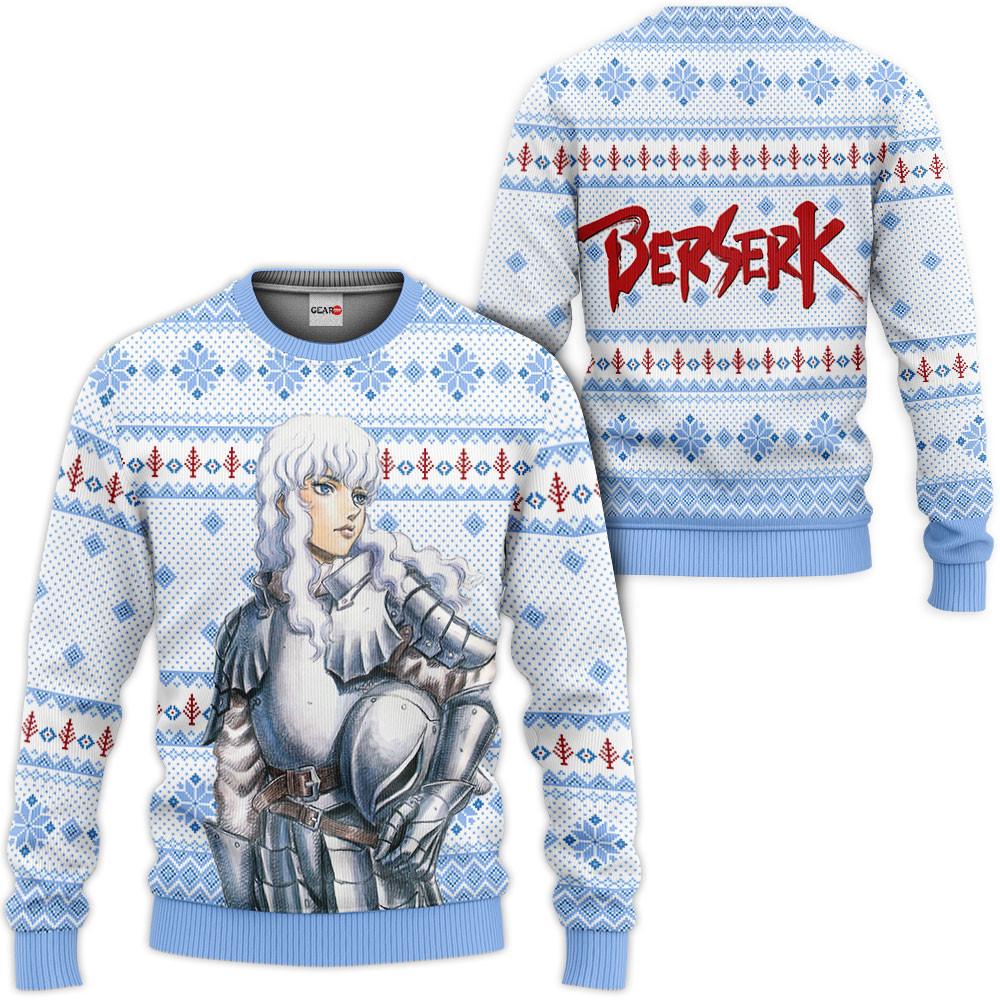 Berserk Griffith Ugly Christmas Sweater Custom For Anime Fans Perfect And Unique Gifts For Adults Kids On Christmas