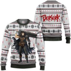 Berserk Guts Ugly Christmas Sweater Custom For Anime Fans Perfect And Unique Gifts For Adults Kids On Christmas