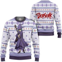 Berserk Schierke Ugly Christmas Sweater Custom For Anime Fans Perfect And Unique Gifts For Adults Kids On Christmas