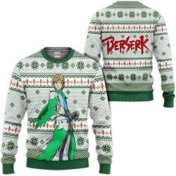 Berserk Serpico Ugly Christmas Sweater Custom For Anime Fans Perfect And Unique Gifts For Adults Kids On Christmas