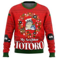 Best Neighbor Totoro Ugly Christmas Sweater Perfect And Unique Gifts For Adults Kids On Christmas
