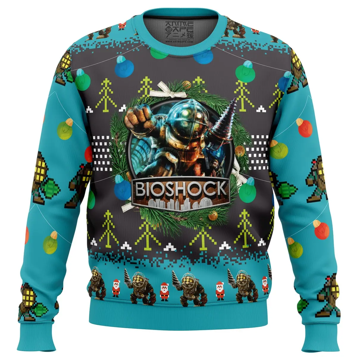Big Daddy Bioshock v2 Ugly Christmas Sweater Perfect And Unique Gifts For Adults Kids On Christmas
