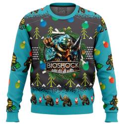 Big Daddy Bioshock v2 Ugly Christmas Sweater Perfect And Unique Gifts For Adults Kids On Christmas