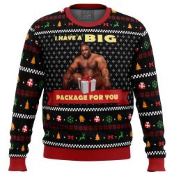 Big Package Barry Wood Meme Ugly Christmas Sweater Perfect And Unique Gifts For Adults Kids On Christmas