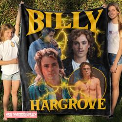 Movie Billy Hargrove Stranger Things Kids Quilt Fleece Sherpa Blanket Perfect Gifts For Family On Christmas