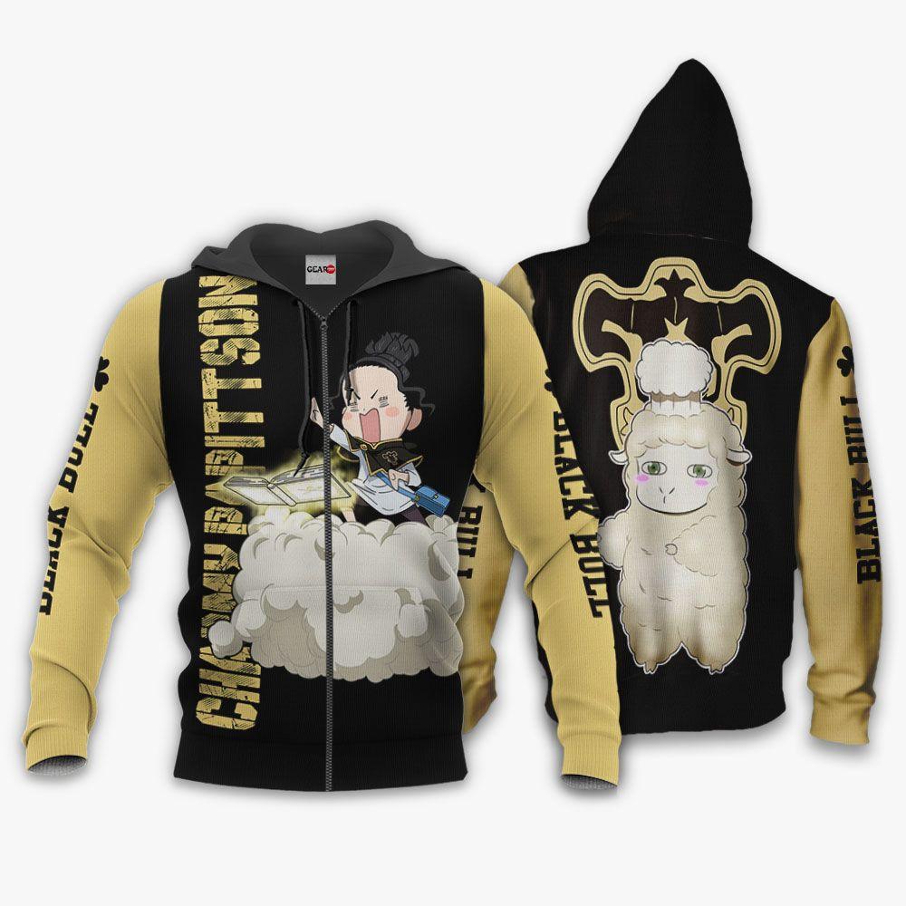 Anime Black Bull Charmy Hoodie Black Clover Anime Shirt Perfect And Unique Gifts For Otaku Anime Fans On Christmas