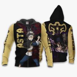 Anime Black Bull Devil Asta Hoodie Black Clover Anime Shirt Perfect And Unique Gifts For Otaku Anime Fans On Christmas