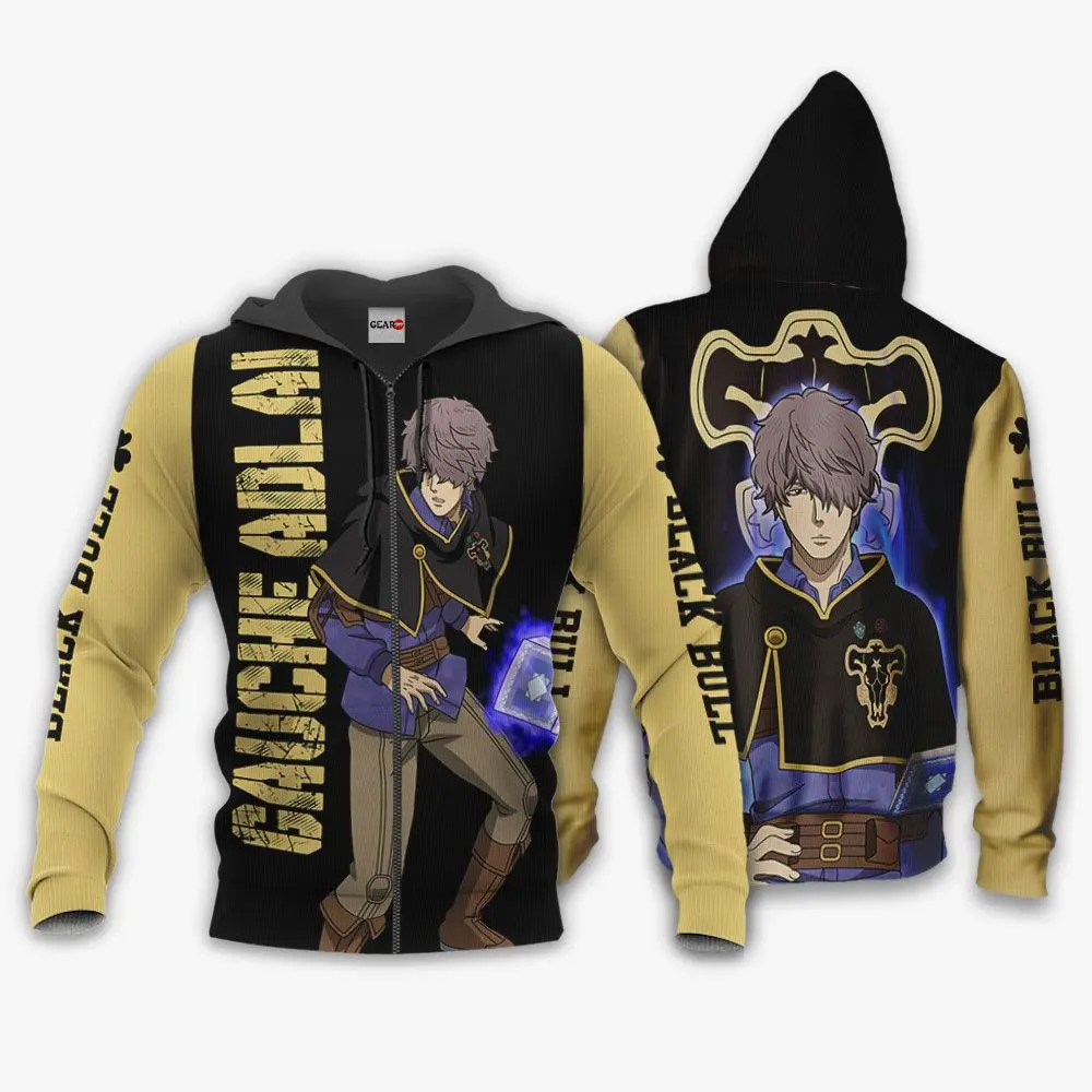 Anime Black Bull Gauche Adlai Hoodie Black Clover Anime Shirt Perfect And Unique Gifts For Otaku Anime Fans On Christmas